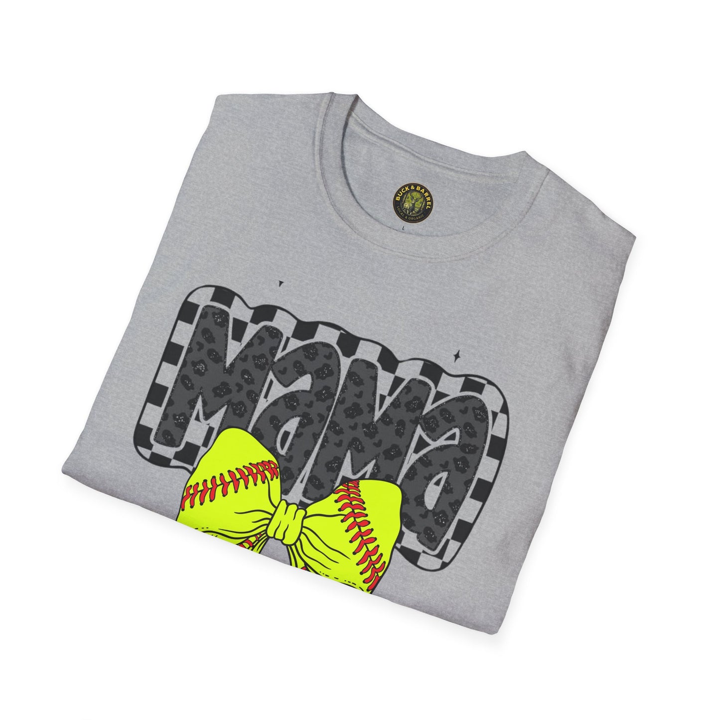 Mama Softball Softstyle T-Shirt