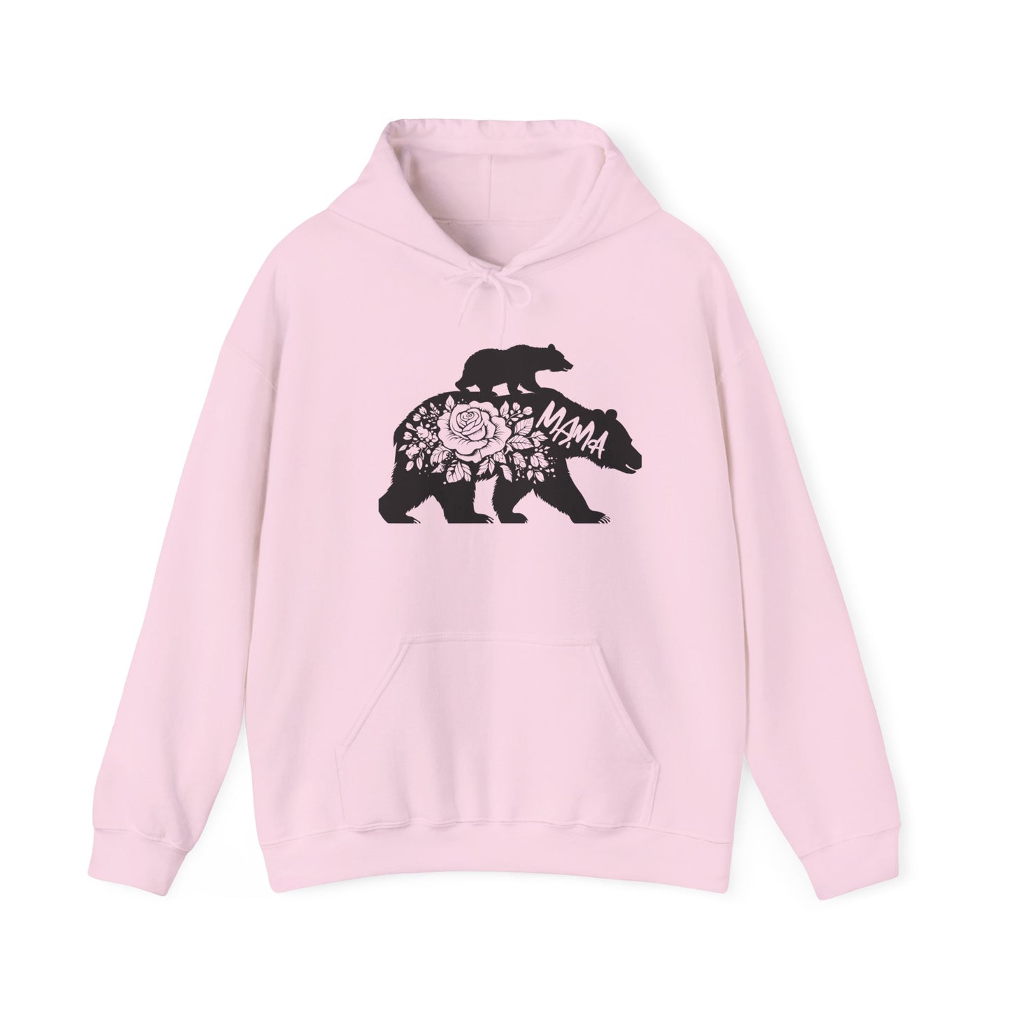 Mama Bear Floral Sweatshirt | Unisex Heavy Blend™ Hooded Sweatshirt for Nature Lovers