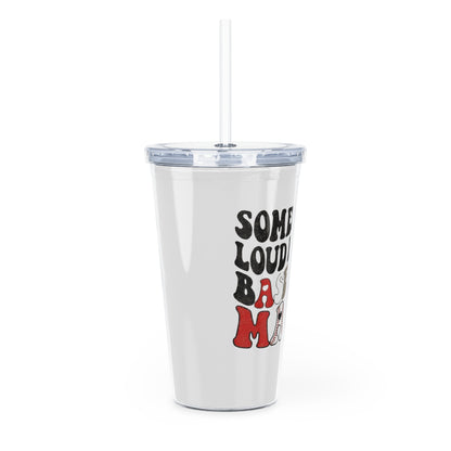 Plastic Tumbler with Straw