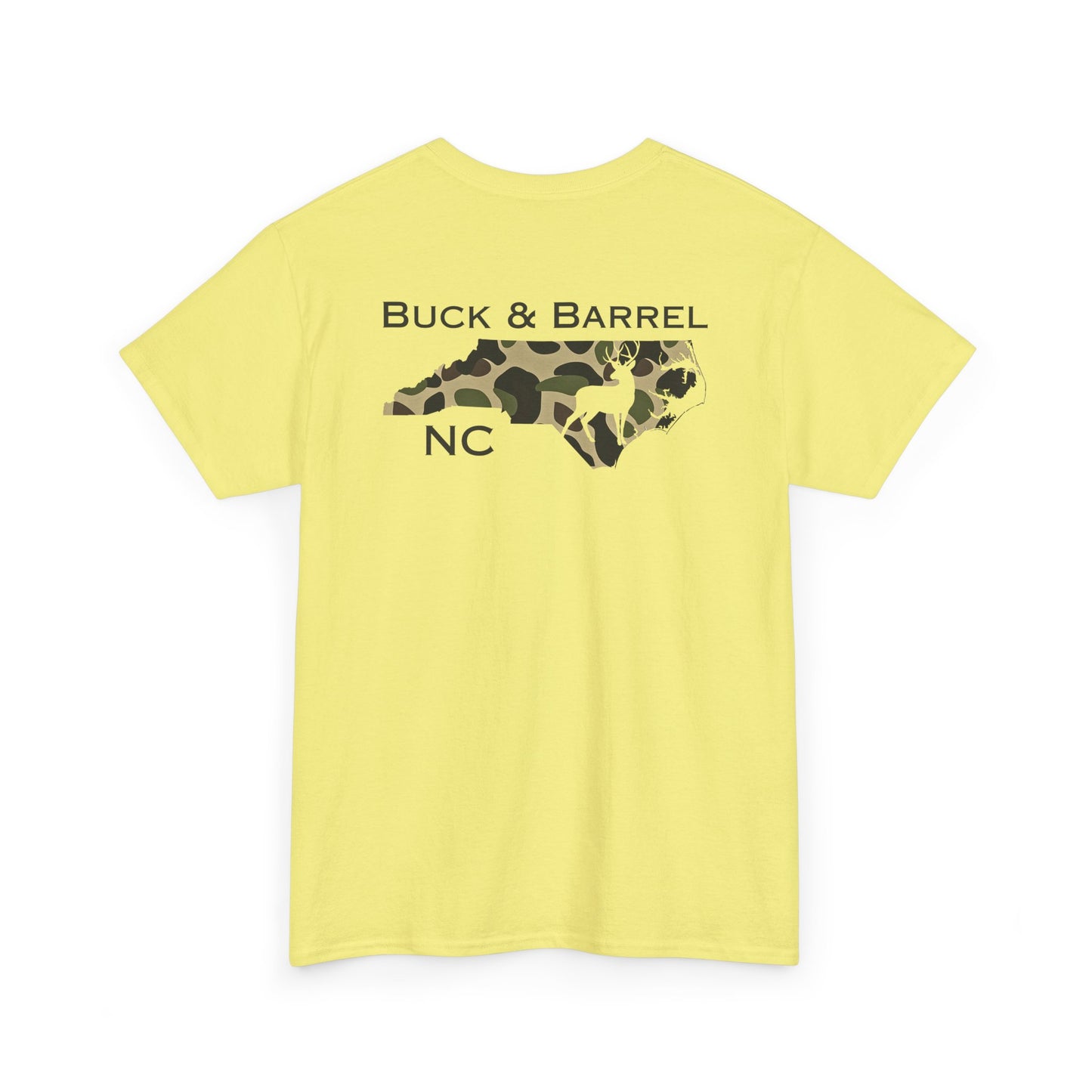 NC DEER heavy cotton Tee - Buck & Barrel NC Design