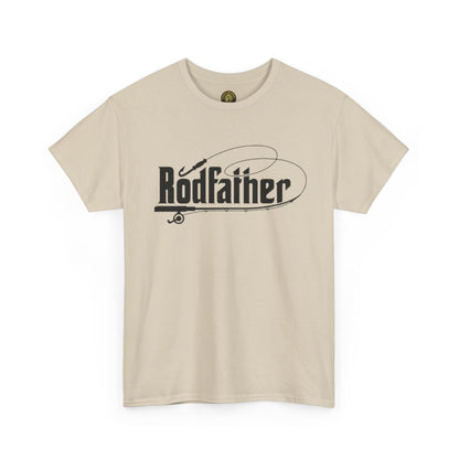 RodFather Fishing Tee - Unisex Heavy Cotton T-Shirt for Anglers