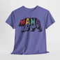 Mama Bear Unisex Heavy Cotton Tee - Colorful Graphic Tee for Moms