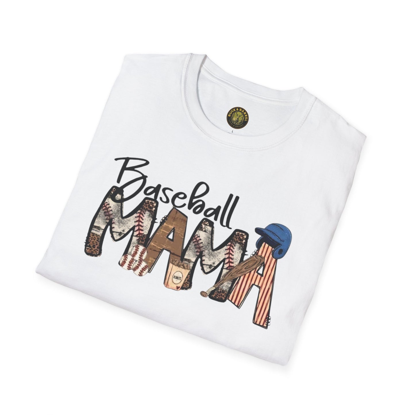 Baseball MAMA Softstyle T-Shirt