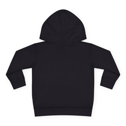 Skateboarding Dino Toddler Fleece Hoodie - Fun and Comfy Kids Apparel