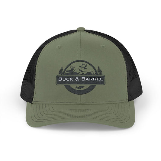 Buck & Barrel Snapback Trucker Cap - Outdoor Adventure Hat