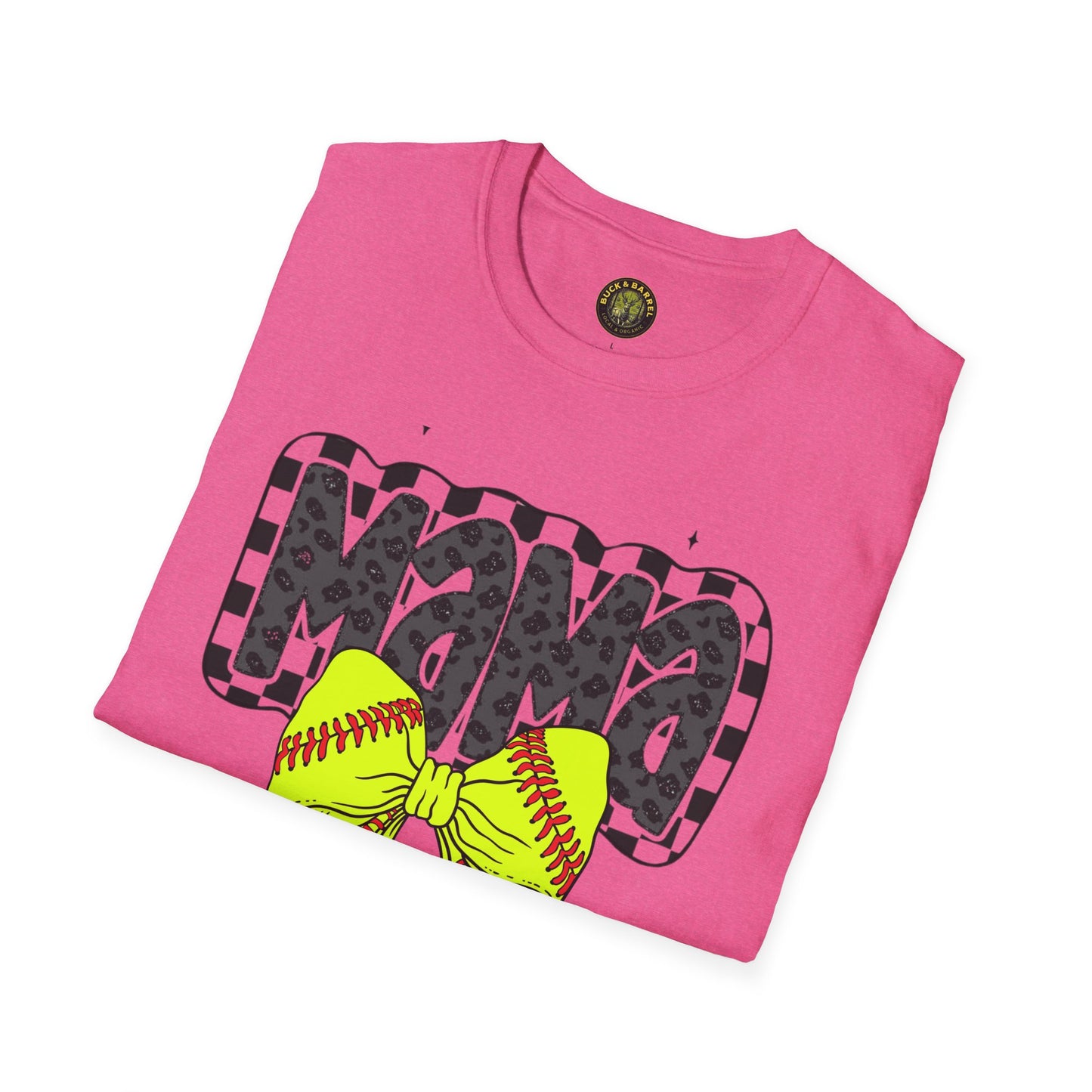 Mama Softball Softstyle T-Shirt