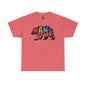 Mama Bear Unisex Heavy Cotton Tee - Colorful Graphic Tee for Moms