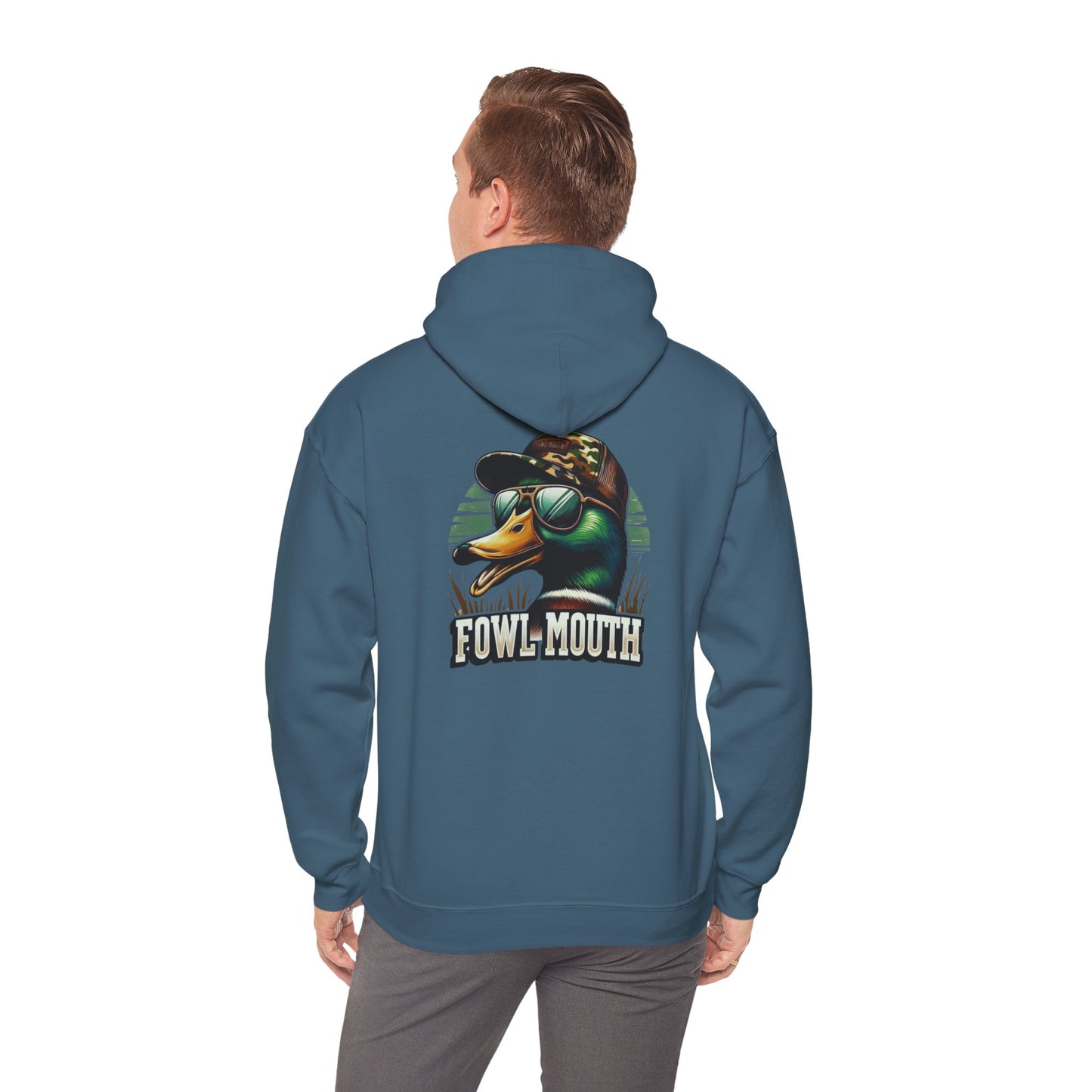 Fowl Mouth Unisex Heavy Blend™ Hoodie - Cool Duck Graphic Sweatshirt