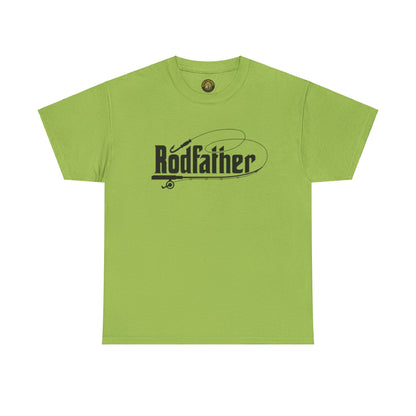 RodFather Fishing Tee - Unisex Heavy Cotton T-Shirt for Anglers