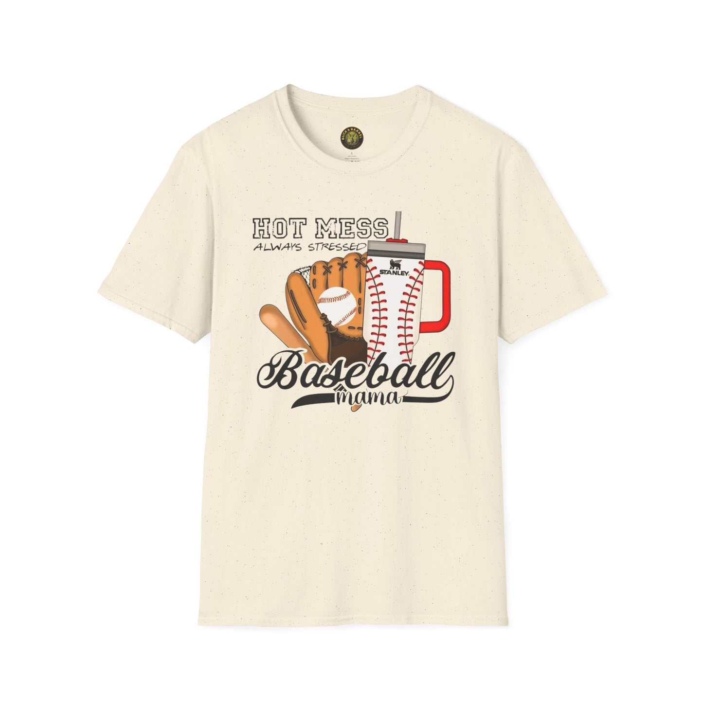 Hot Mess Baseball  Mpm Softstyle T-Shirt