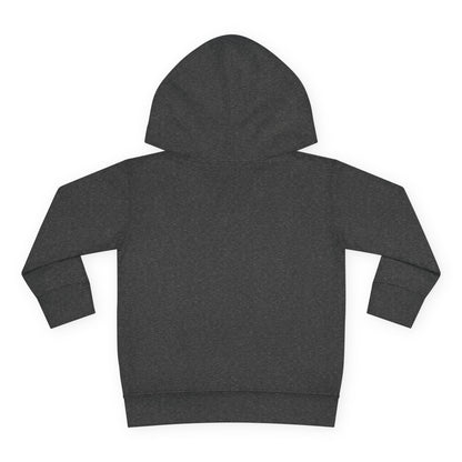 Skateboarding Dino Toddler Fleece Hoodie - Fun and Comfy Kids Apparel