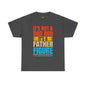 Father Figure Unisex Heavy Cotton Tee - Fun Dad Bod Graphic Tee