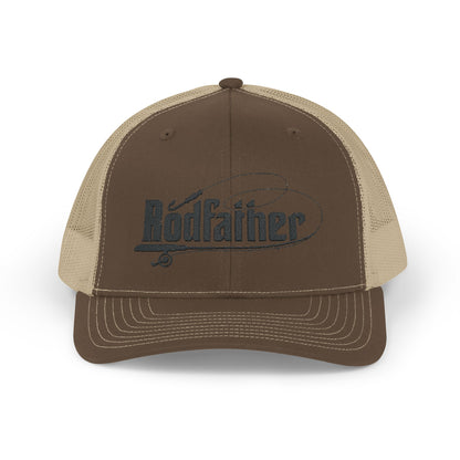 RodFather Fishing Snapback Trucker Cap - Casual Outdoor Hat