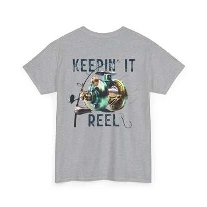 Funny Fishing T-Shirt - "Keepin' It Reel" Design