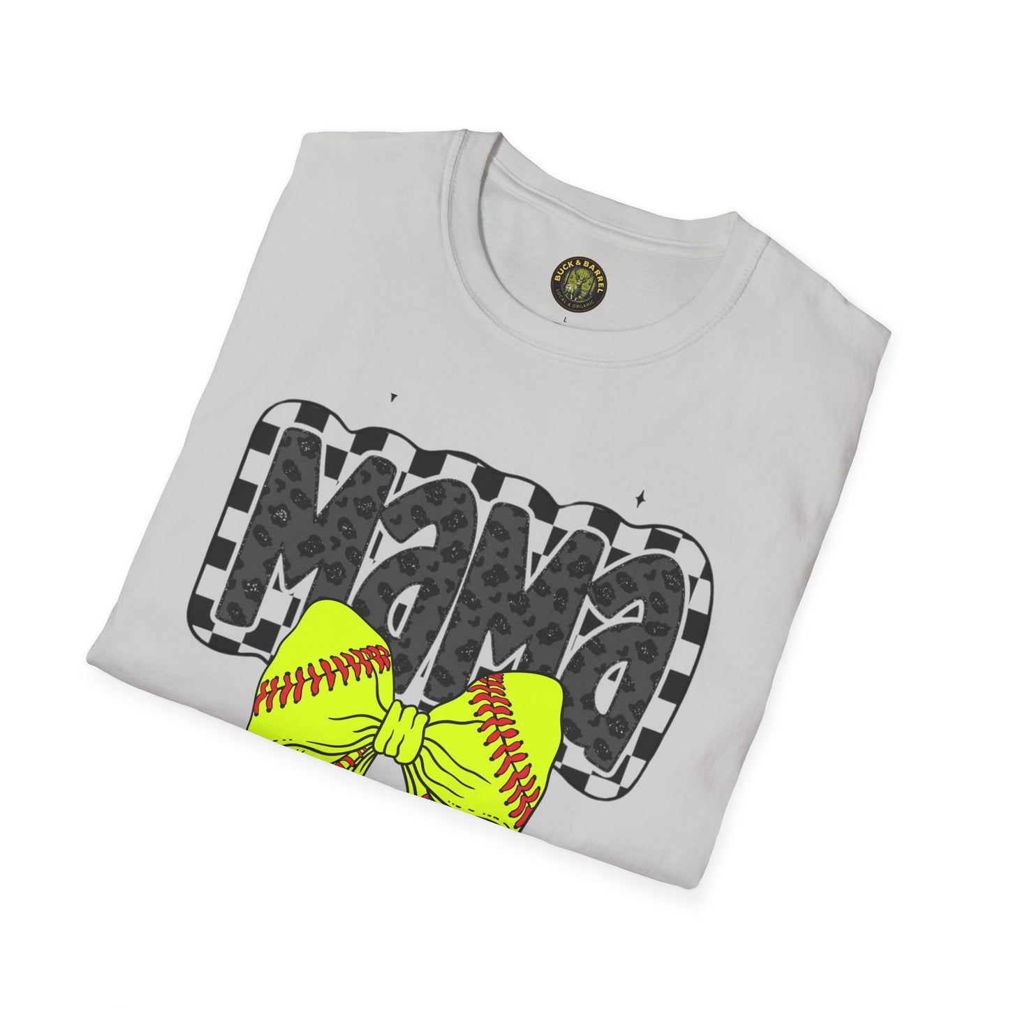 Mama Softball Softstyle T-Shirt