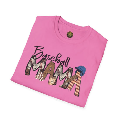 Baseball MAMA Softstyle T-Shirt