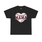 MAMA Baseball heart Unisex Heavy Cotton Tee