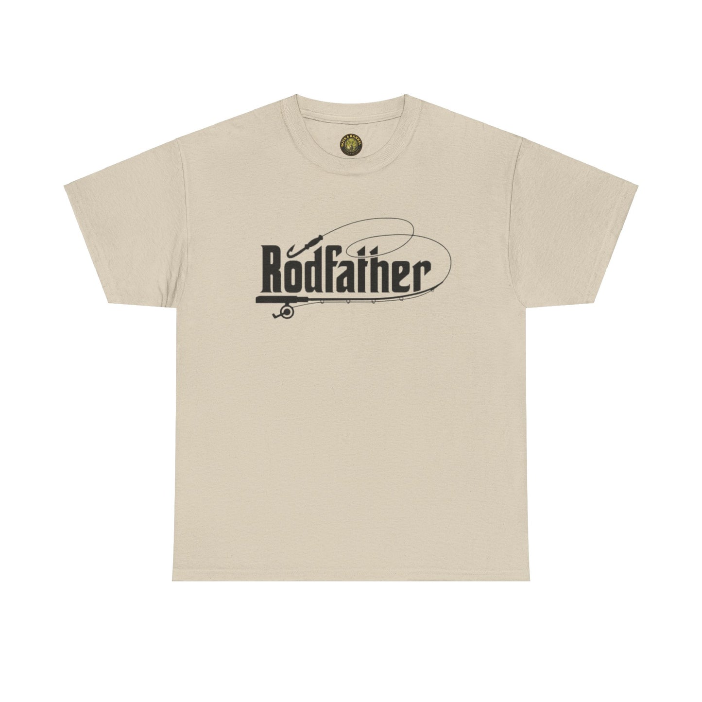 RodFather Fishing Tee - Unisex Heavy Cotton T-Shirt for Anglers