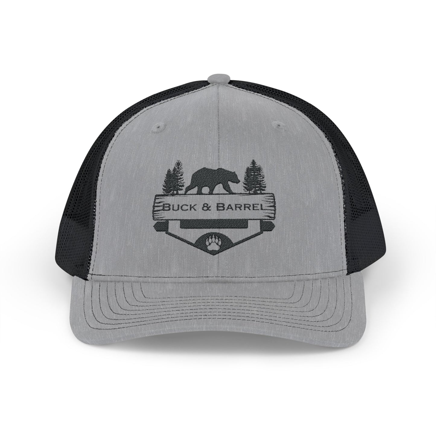 Rustic Buck & Barrel Snapback Trucker Cap for Outdoors Enthusiasts