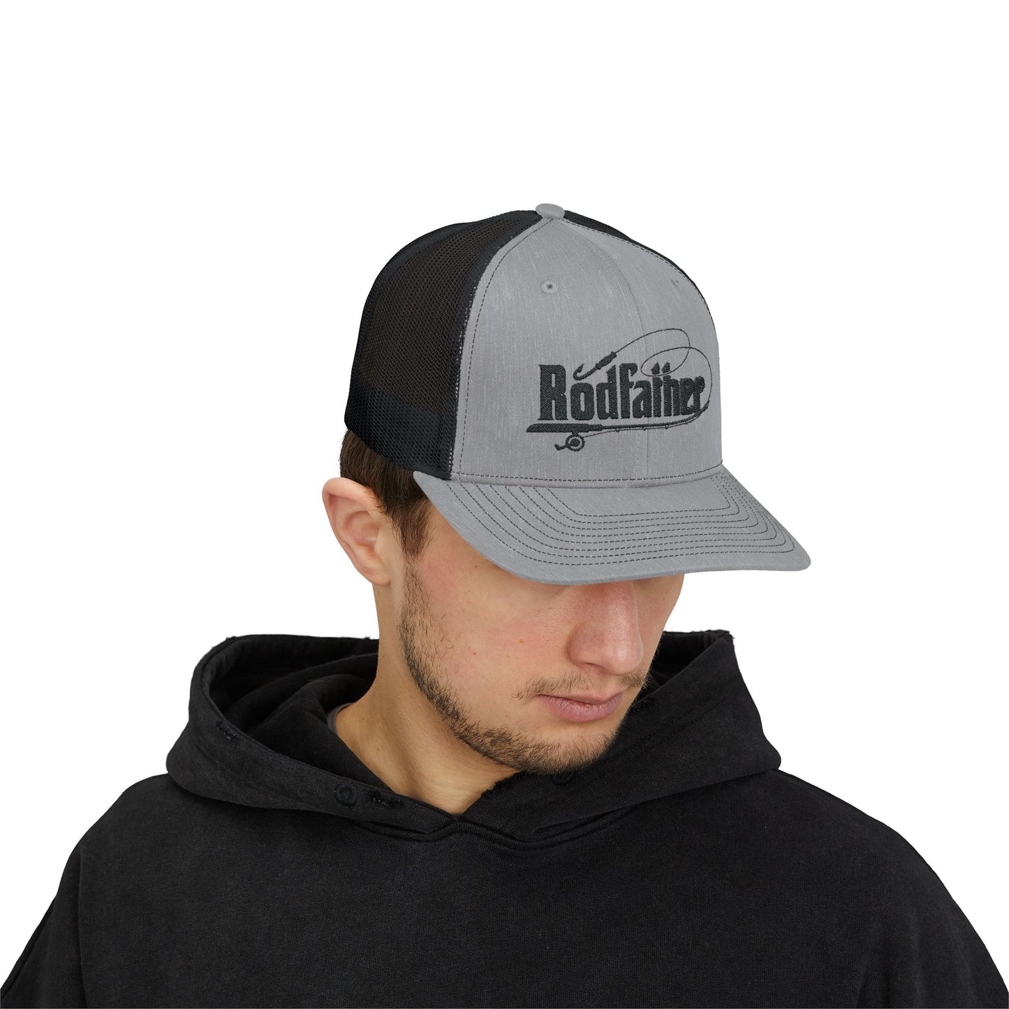 RodFather Fishing Snapback Trucker Cap - Casual Outdoor Hat