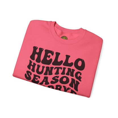 Hello Hunting Season Sweatshirt - Unisex Heavy Blend™ Crewneck