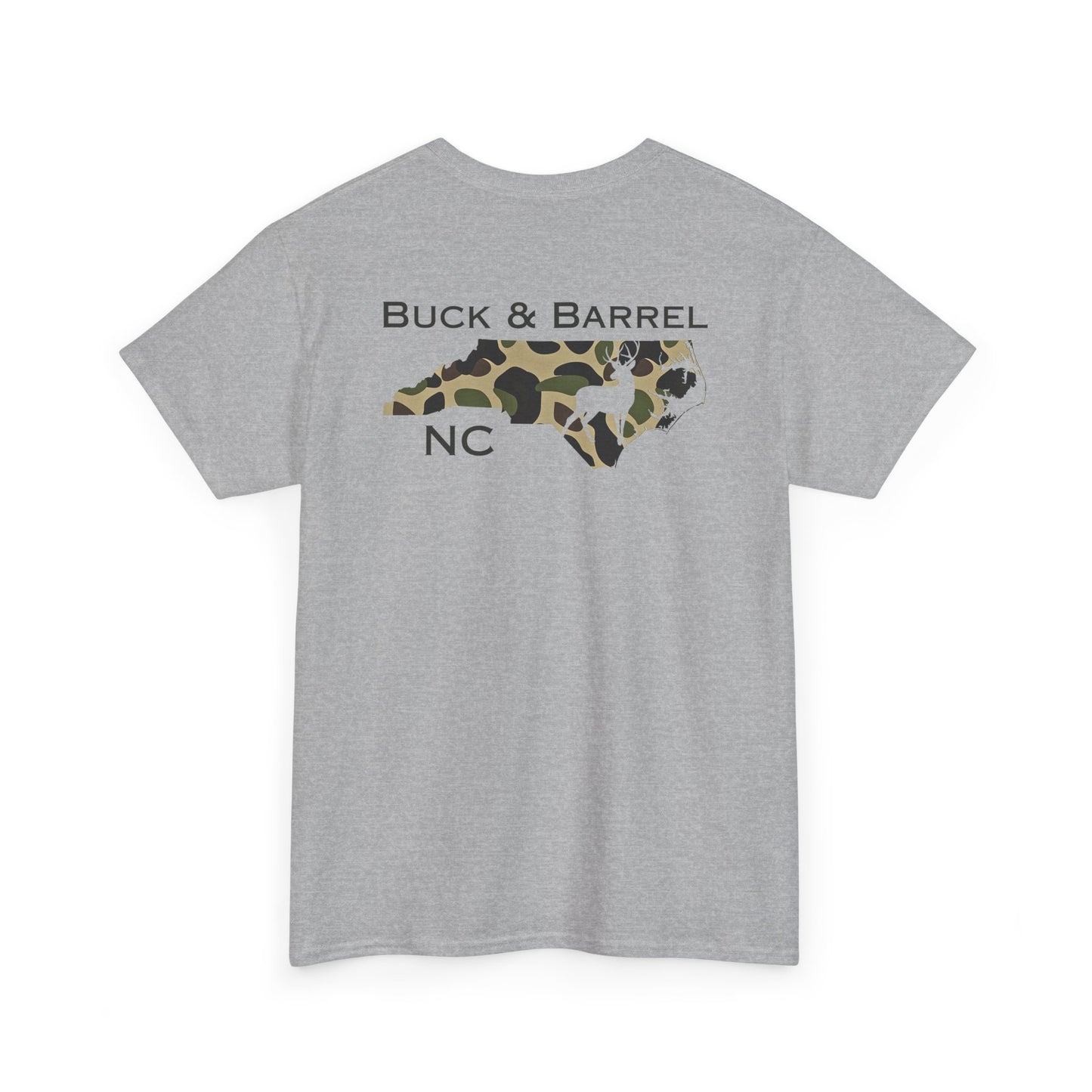 NC DEER heavy cotton Tee - Buck & Barrel NC Design