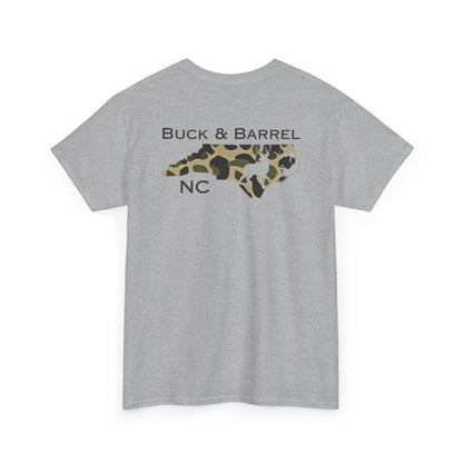 NC DEER heavy cotton Tee - Buck & Barrel NC Design