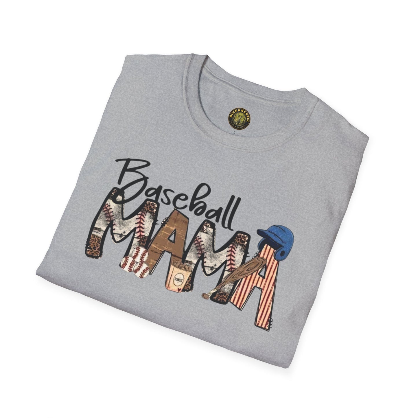 Baseball MAMA Softstyle T-Shirt