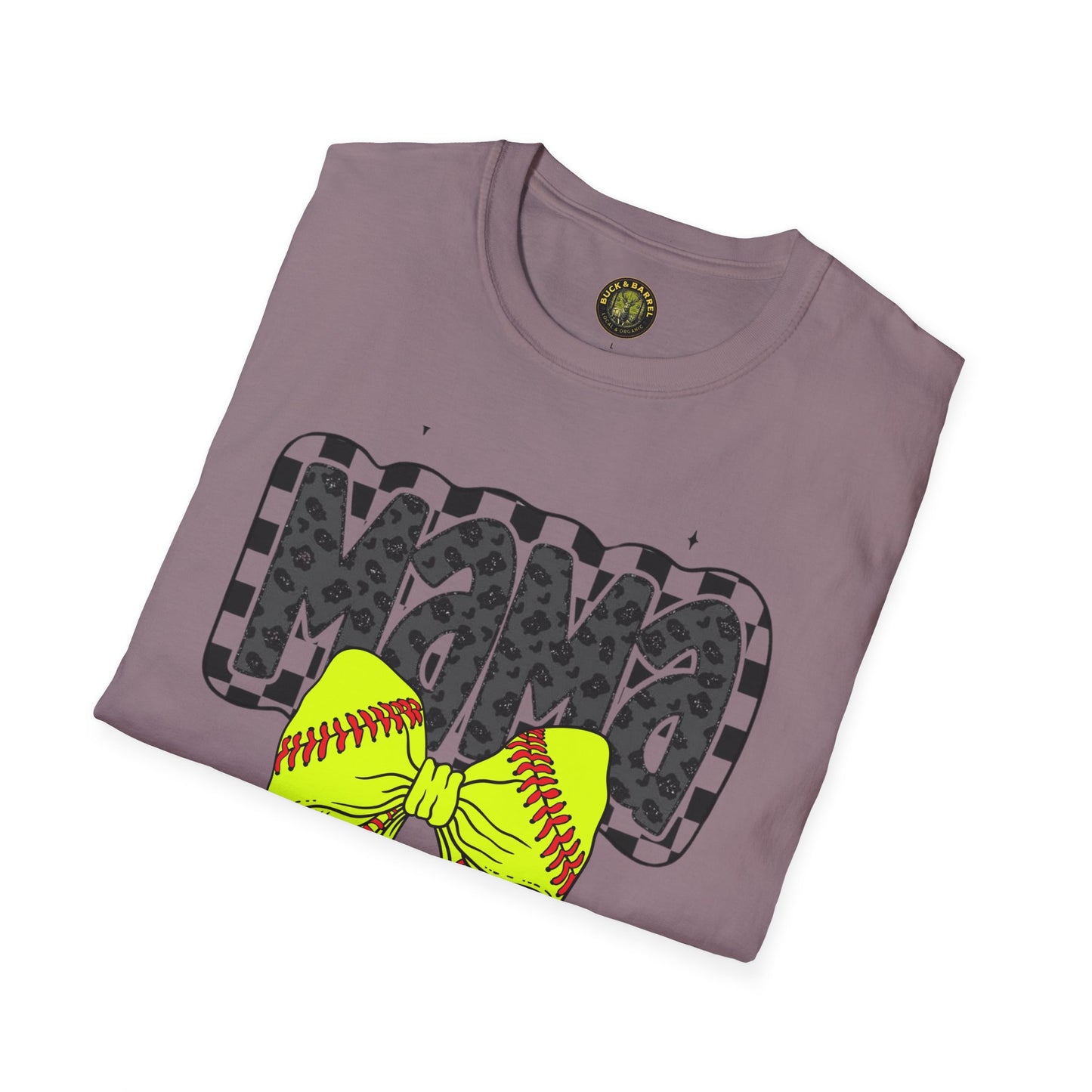 Mama Softball Softstyle T-Shirt