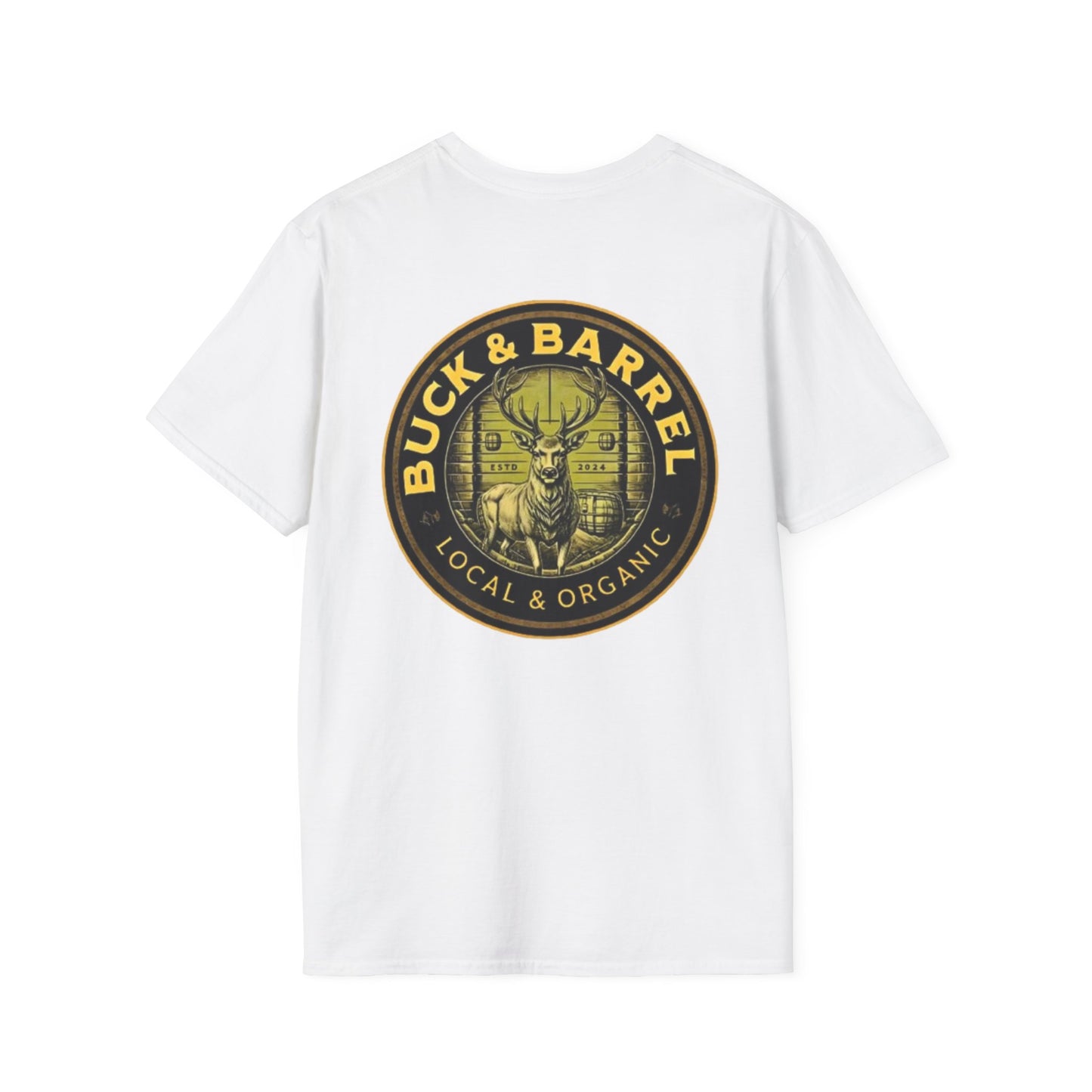 Buck & Barrel Unisex Softstyle T-Shirt - Local & Organic Outdoor Vibe