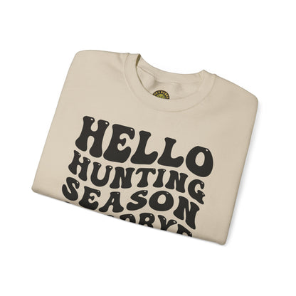 Hello Hunting Season Sweatshirt - Unisex Heavy Blend™ Crewneck