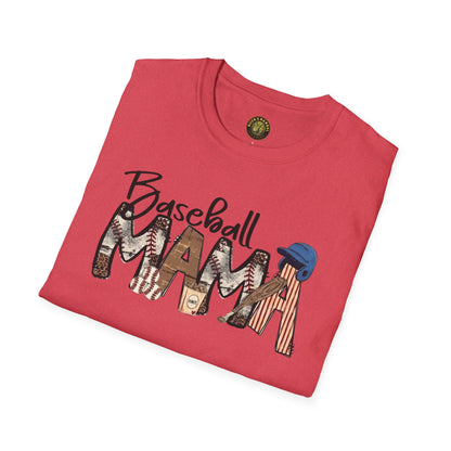 Baseball MAMA Softstyle T-Shirt