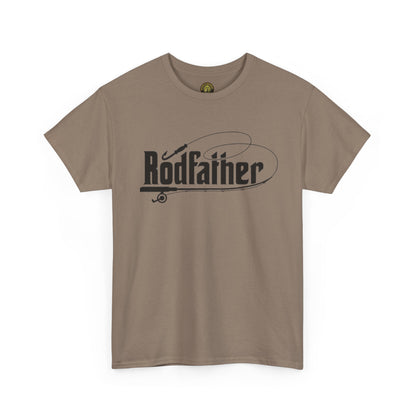 RodFather Fishing Tee - Unisex Heavy Cotton T-Shirt for Anglers