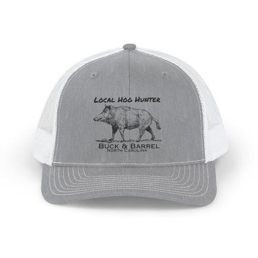 Local Hog Hunter Snapback Trucker Cap - Perfect for Outdoor Enthusiasts