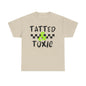 Unisex Heavy Cotton Tee - 'Tatted & Toxic' Graphic Shirt for Bold Style