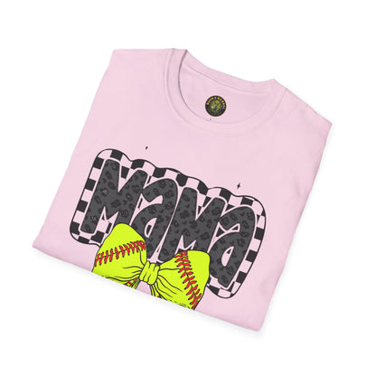 Mama Softball Softstyle T-Shirt