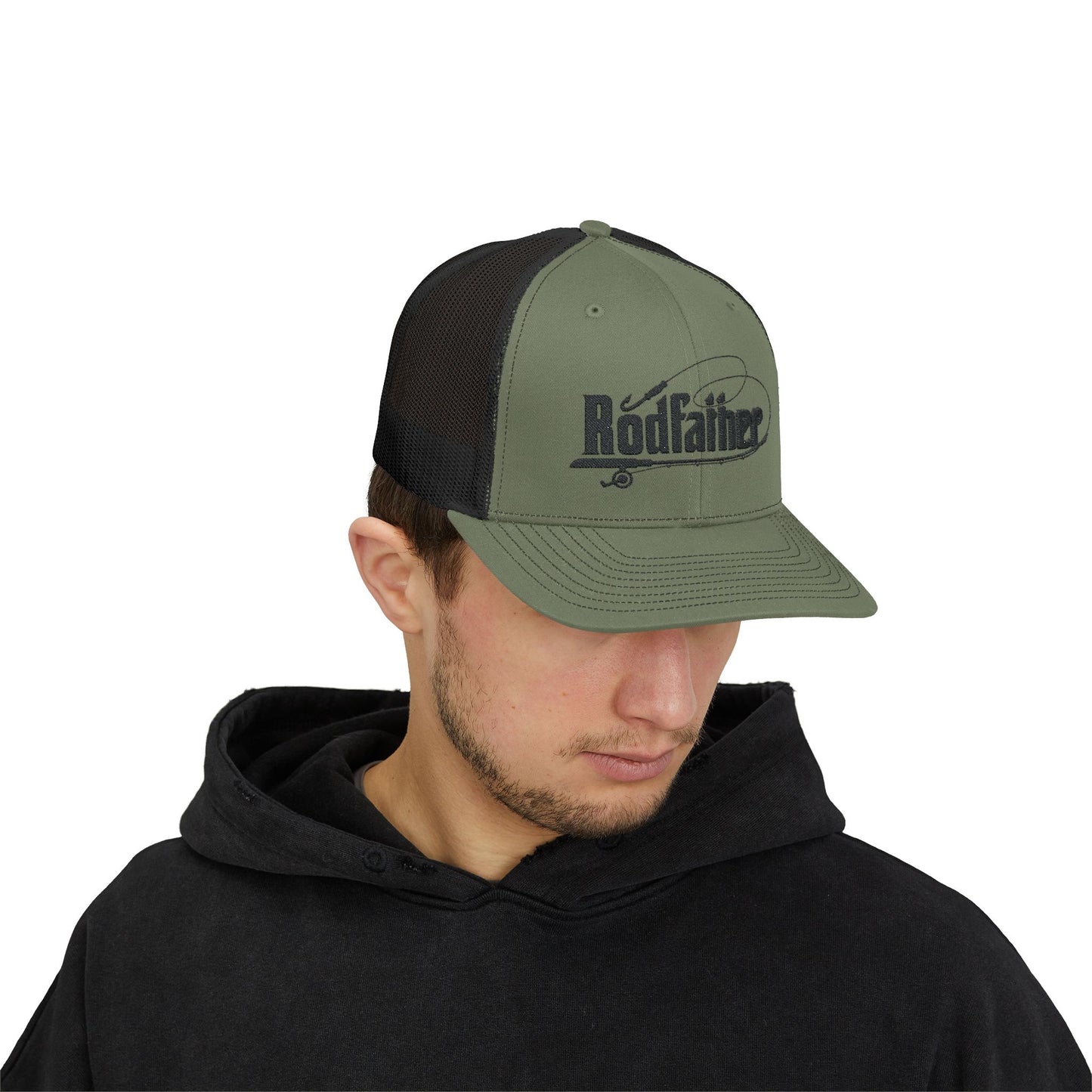 RodFather Fishing Snapback Trucker Cap - Casual Outdoor Hat