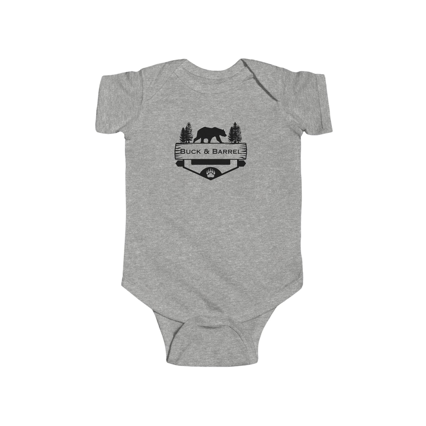 Buck & Barrel Infant Bodysuit - Cute Wildlife Baby Outfit