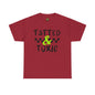 Unisex Heavy Cotton Tee - 'Tatted & Toxic' Graphic Shirt for Bold Style