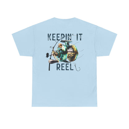 Funny Fishing T-Shirt - "Keepin' It Reel" Design