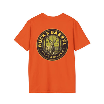 Buck & Barrel Unisex Softstyle T-Shirt - Local & Organic Outdoor Vibe