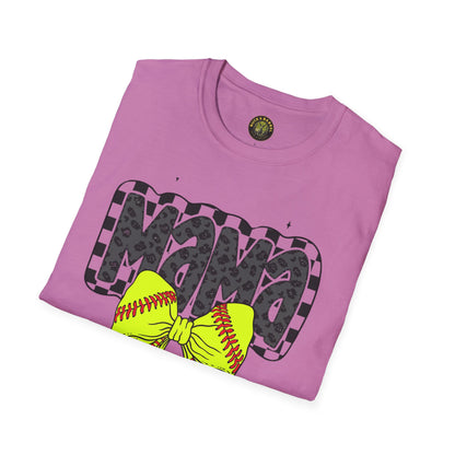 Mama Softball Softstyle T-Shirt