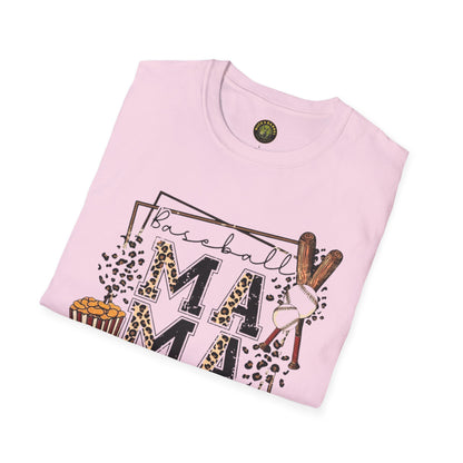 Baseball MAMA Softstyle T-Shirt