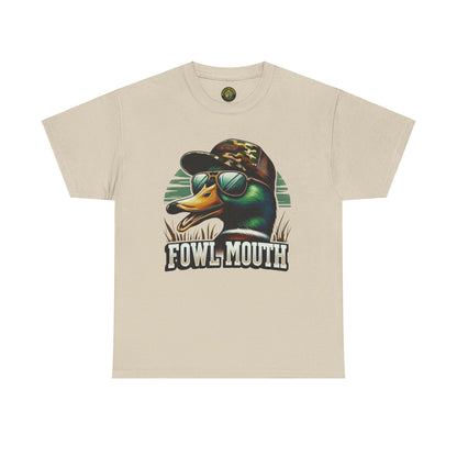 Fowl Mouth Duck Graphic Unisex Heavy Cotton Tee