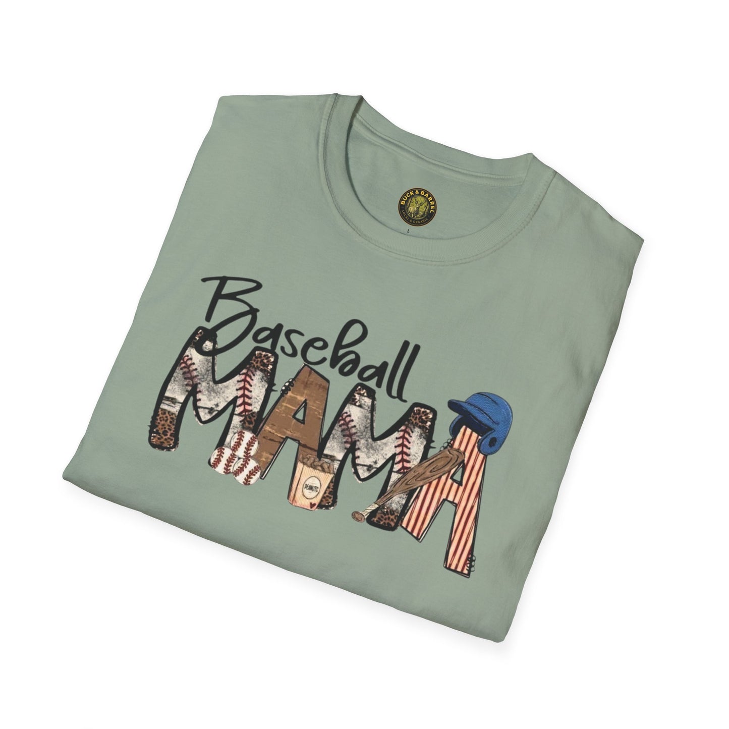 Baseball MAMA Softstyle T-Shirt