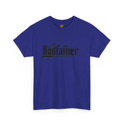 RodFather Fishing Tee - Unisex Heavy Cotton T-Shirt for Anglers