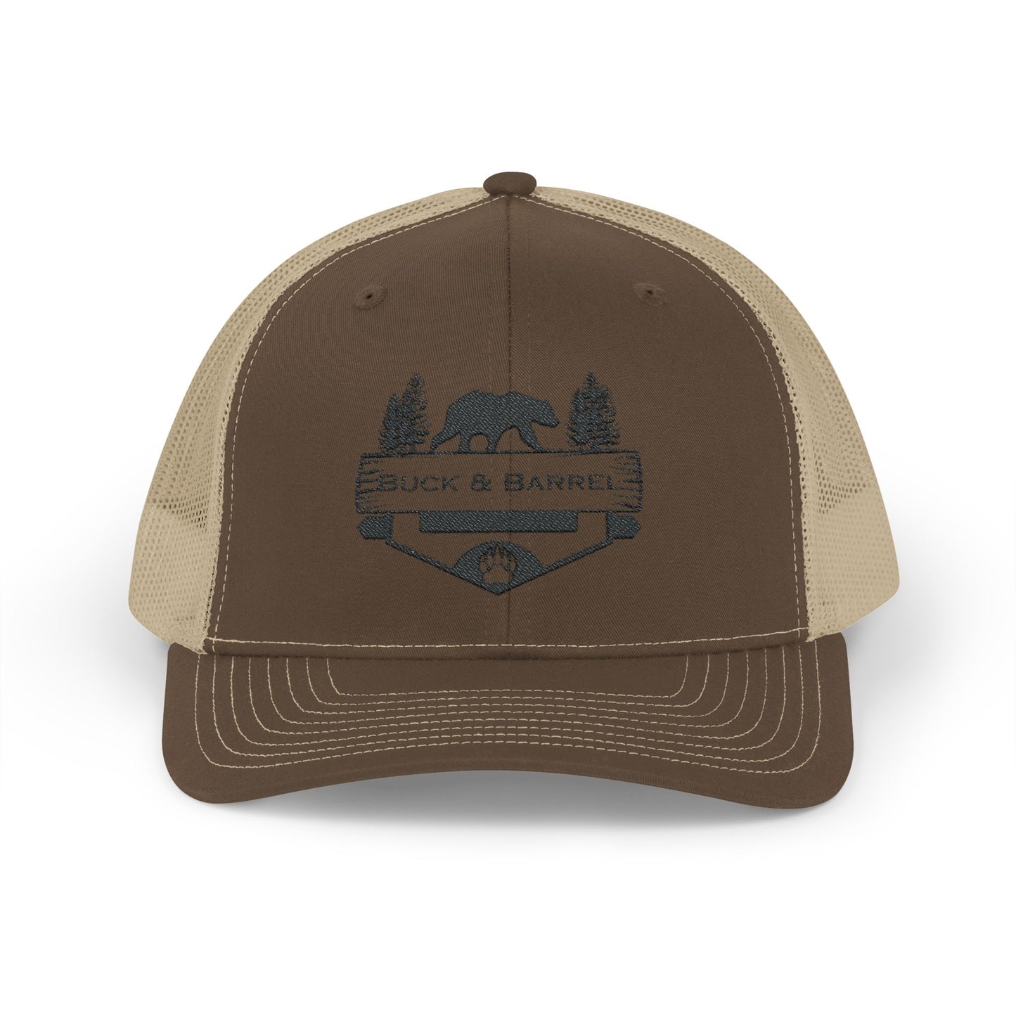 Rustic Buck & Barrel Snapback Trucker Cap for Outdoors Enthusiasts