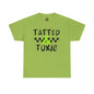 Unisex Heavy Cotton Tee - 'Tatted & Toxic' Graphic Shirt for Bold Style