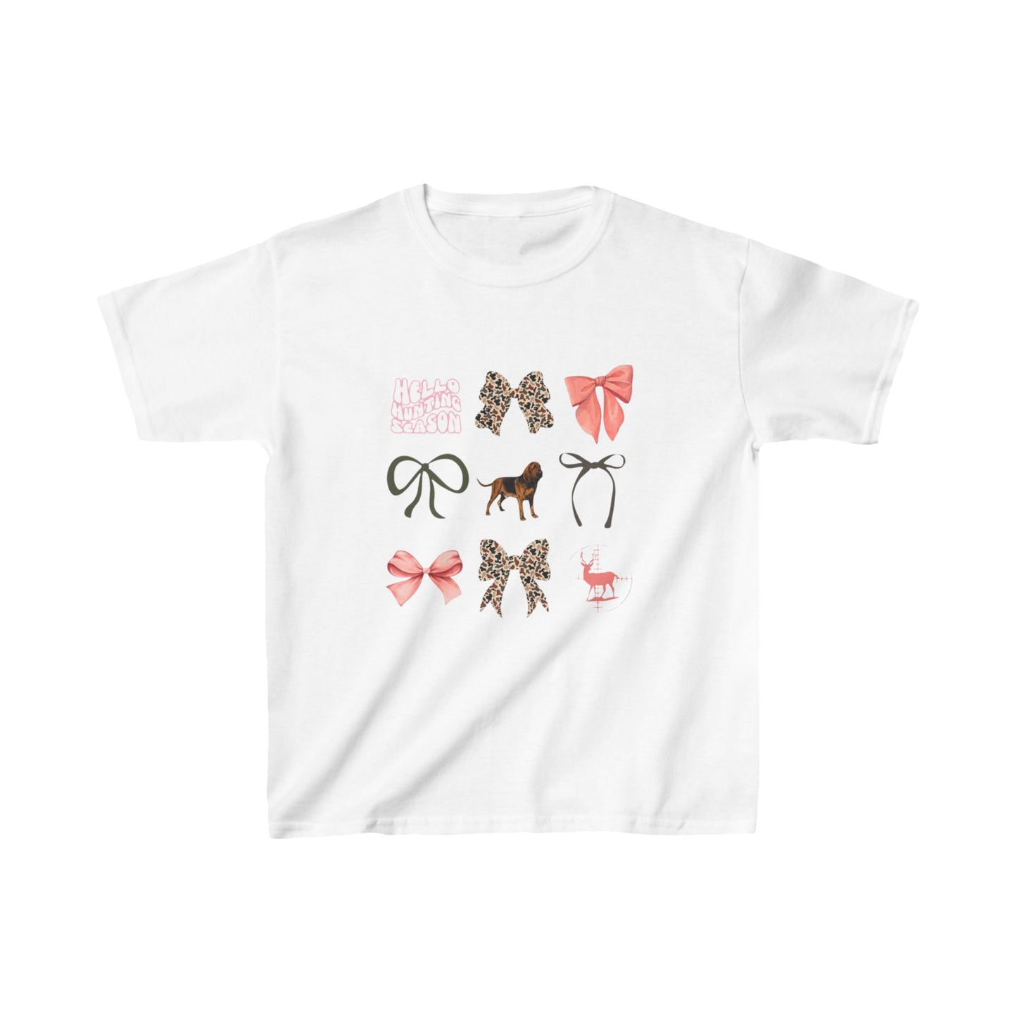 Adorable Kids Bow & Dog Graphic Tee - Perfect for Playtime & Gifts