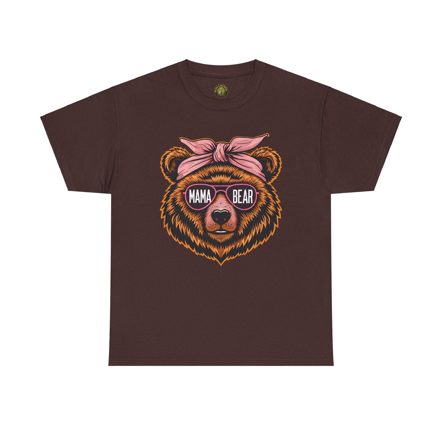 Mama Bear Unisex Heavy Cotton Tee - Cute Graphic T-Shirt for Moms